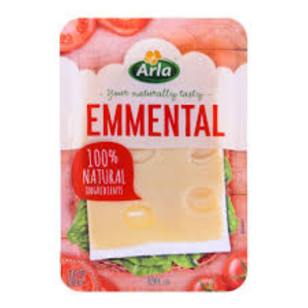 SLICED EMMENTAL CHEESE 150G